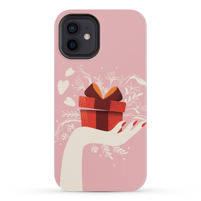 iPhone 12 mini StrongFit Love gift, Happy Valentine's Day by Jelena Obradovic