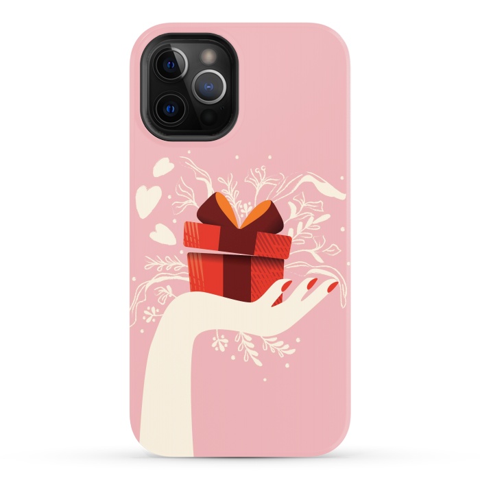 iPhone 12 Pro Max StrongFit Love gift, Happy Valentine's Day by Jelena Obradovic