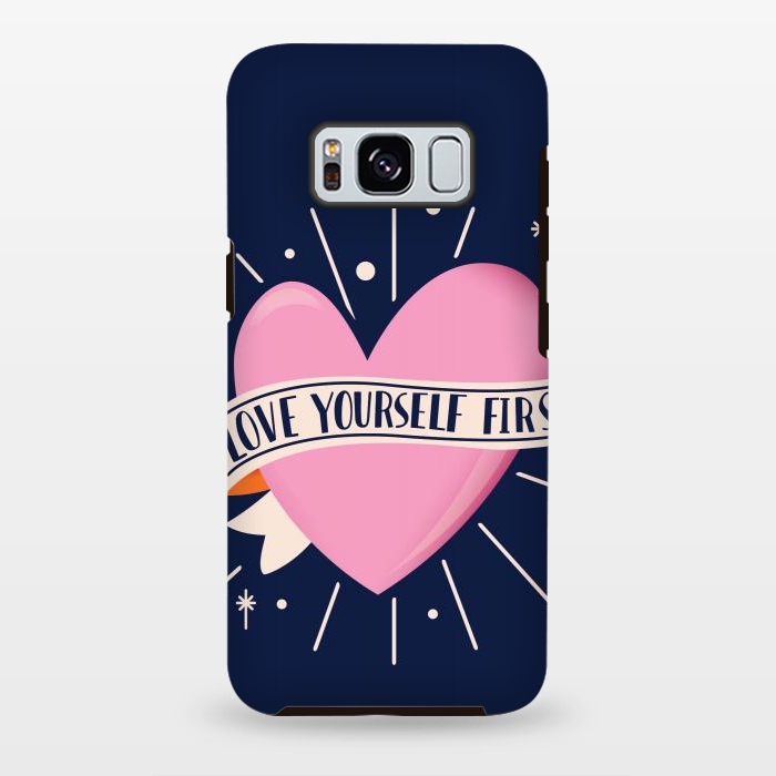 Galaxy S8 plus StrongFit Love Yourself First, Happy Valentine's Day 2 by Jelena Obradovic
