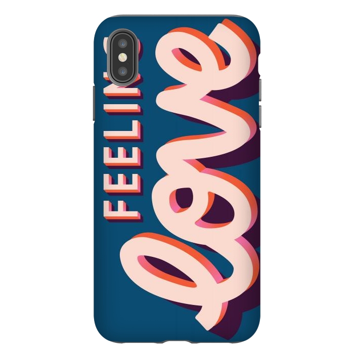 iPhone Xs Max StrongFit Love, Hand Lettered, Happy Valentine's Day 2 by Jelena Obradovic