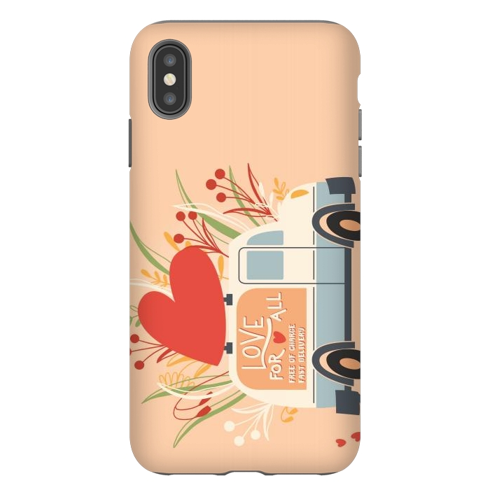 iPhone Xs Max StrongFit Love Truck, Happy Valentine's Day 1 by Jelena Obradovic