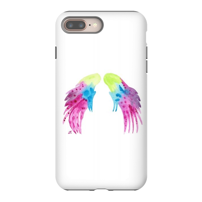 iPhone 7 plus StrongFit Angel wings watercolor  by ArtKingdom7
