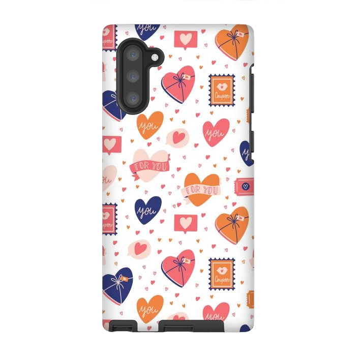 Galaxy Note 10 StrongFit Valentine pattern 06 by Jelena Obradovic
