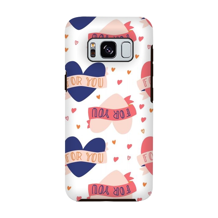 Galaxy S8 StrongFit Valentine pattern 09 by Jelena Obradovic