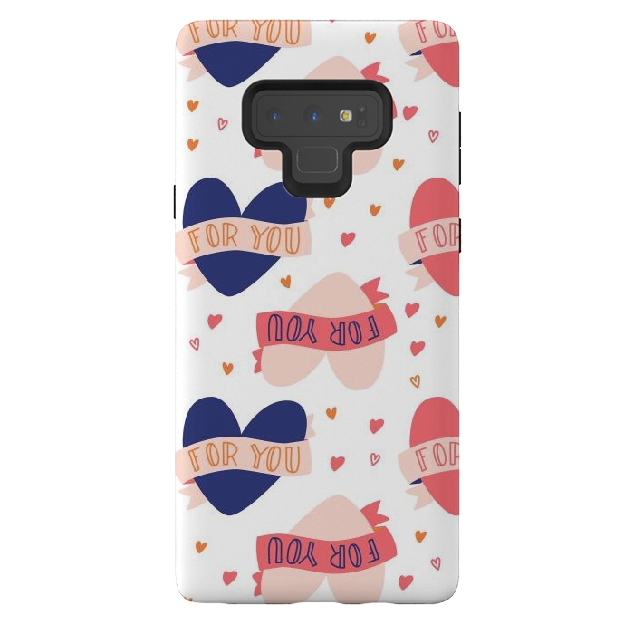 Galaxy Note 9 StrongFit Valentine pattern 09 by Jelena Obradovic