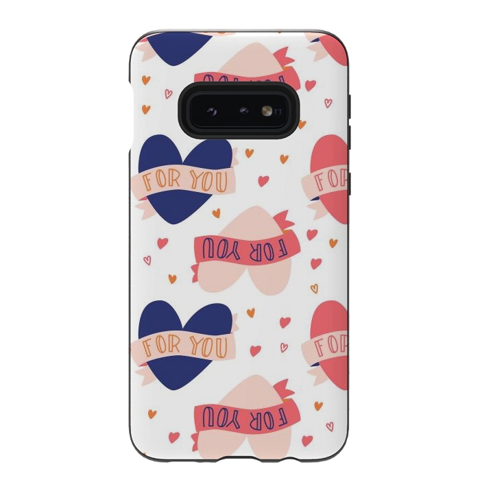 Galaxy S10e StrongFit Valentine pattern 09 by Jelena Obradovic