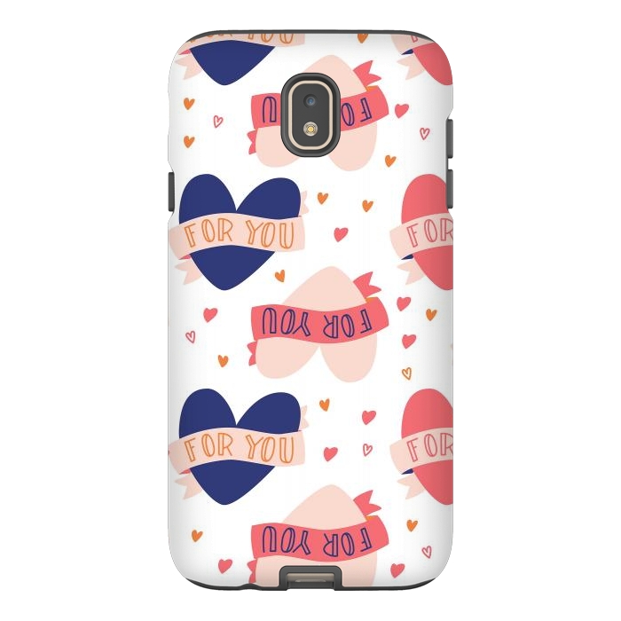 Galaxy J7 StrongFit Valentine pattern 09 by Jelena Obradovic