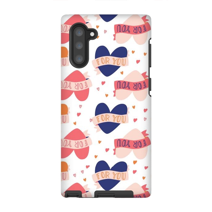 Galaxy Note 10 StrongFit Valentine pattern 09 by Jelena Obradovic