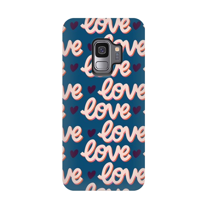 Galaxy S9 StrongFit Valentine pattern 11 by Jelena Obradovic