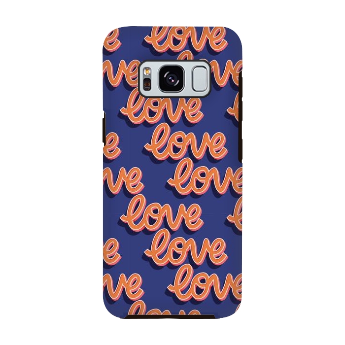 Galaxy S8 StrongFit Valentine pattern 12 by Jelena Obradovic