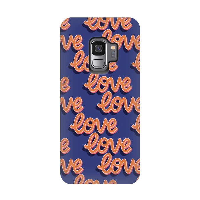 Galaxy S9 StrongFit Valentine pattern 12 by Jelena Obradovic