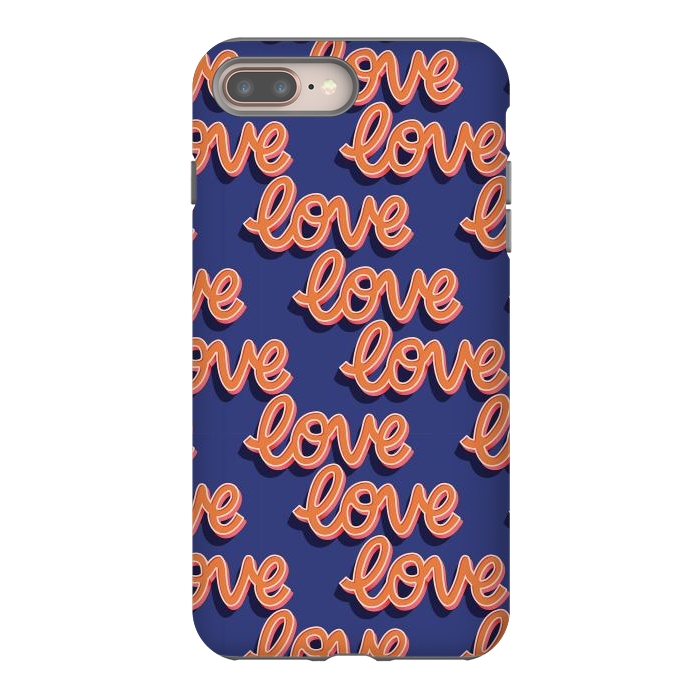 iPhone 8 plus StrongFit Valentine pattern 12 by Jelena Obradovic