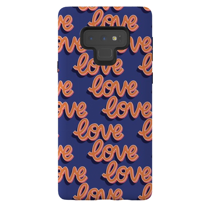 Galaxy Note 9 StrongFit Valentine pattern 12 by Jelena Obradovic