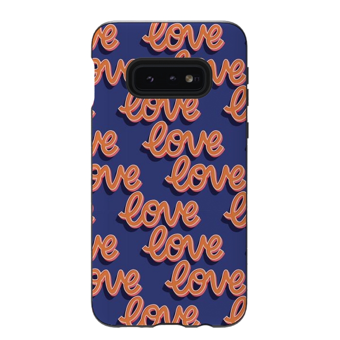 Galaxy S10e StrongFit Valentine pattern 12 by Jelena Obradovic