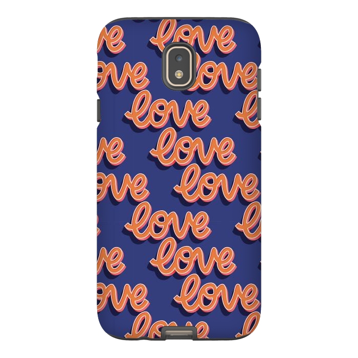 Galaxy J7 StrongFit Valentine pattern 12 by Jelena Obradovic