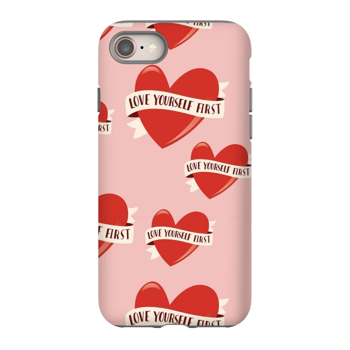 iPhone SE StrongFit Valentine pattern 13 by Jelena Obradovic