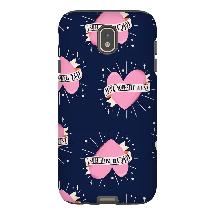 Galaxy J7 StrongFit Valentine pattern 14 by Jelena Obradovic