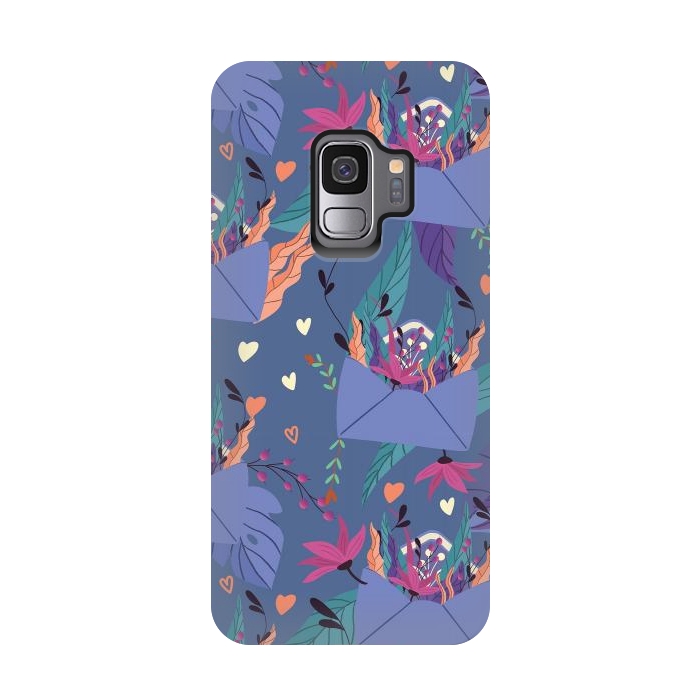 Galaxy S9 StrongFit Valentine pattern 16 by Jelena Obradovic