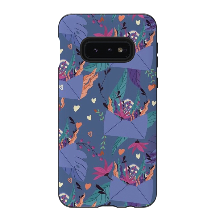 Galaxy S10e StrongFit Valentine pattern 16 by Jelena Obradovic