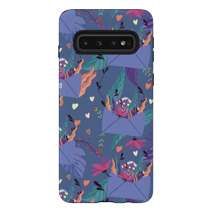 Galaxy S10 StrongFit Valentine pattern 16 by Jelena Obradovic