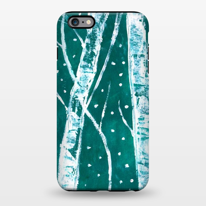 iPhone 6/6s plus StrongFit Birch tree painting by ArtKingdom7
