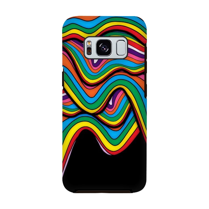 Galaxy S8 StrongFit The falling waves by Steve Wade (Swade)