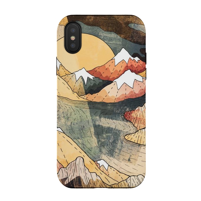 iPhone Xs / X StrongFit The old mountain lake by Steve Wade (Swade)
