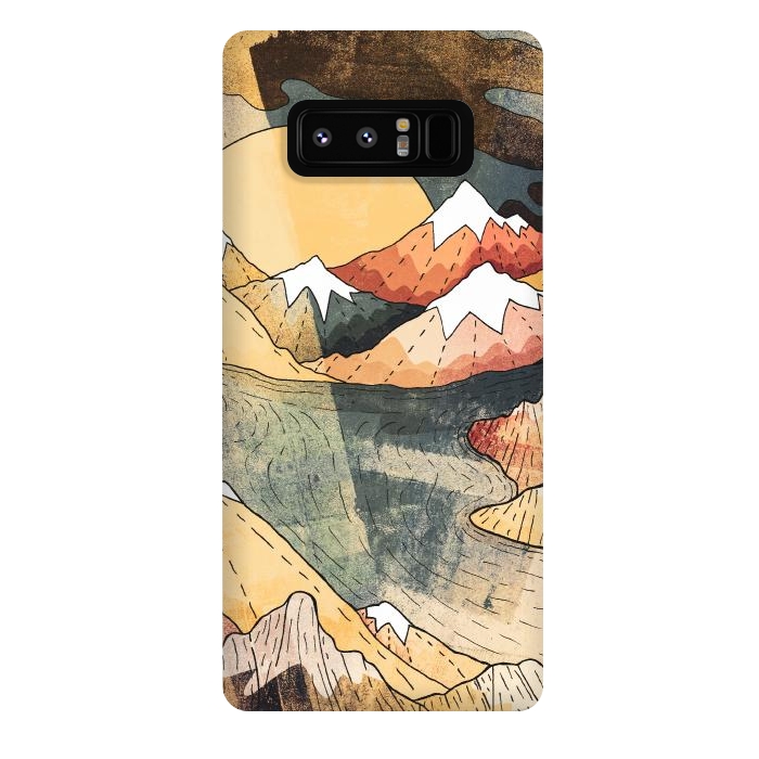 Galaxy Note 8 StrongFit The old mountain lake by Steve Wade (Swade)