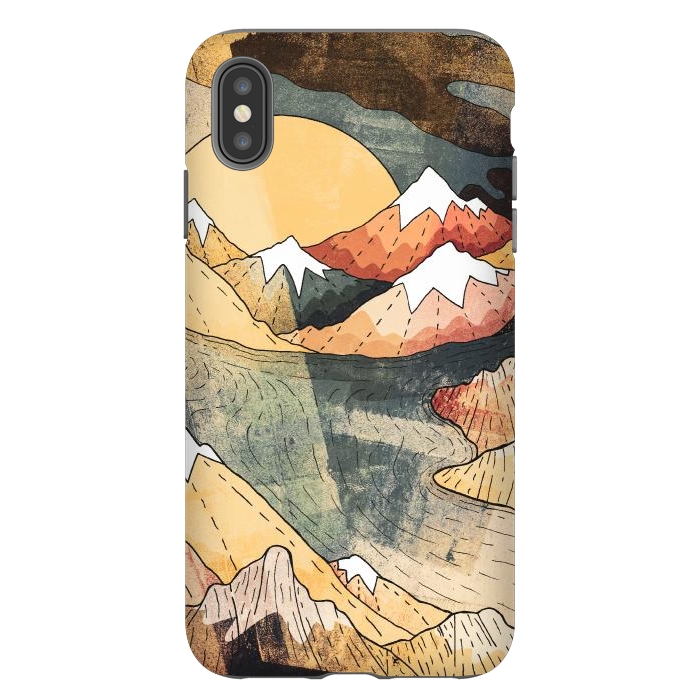 iPhone Xs Max StrongFit The old mountain lake by Steve Wade (Swade)
