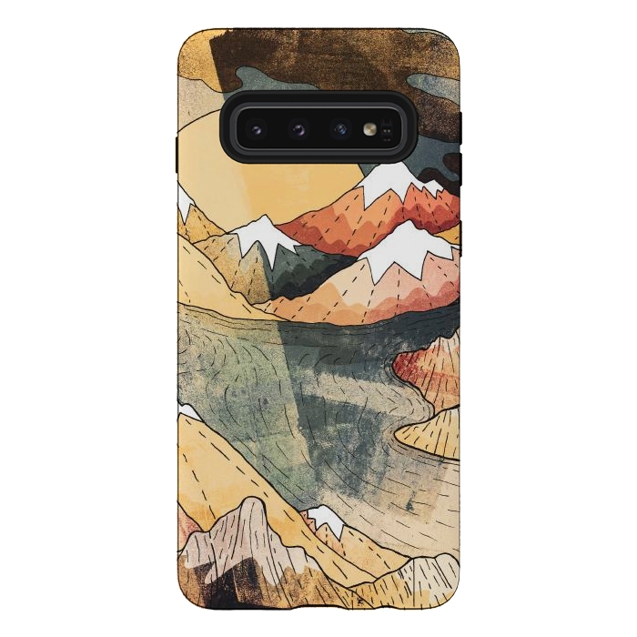 Galaxy S10 StrongFit The old mountain lake by Steve Wade (Swade)