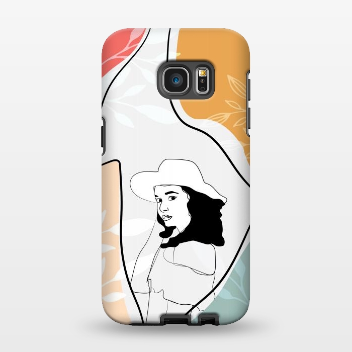 Galaxy S7 EDGE StrongFit Beauty Queen by Creativeaxle