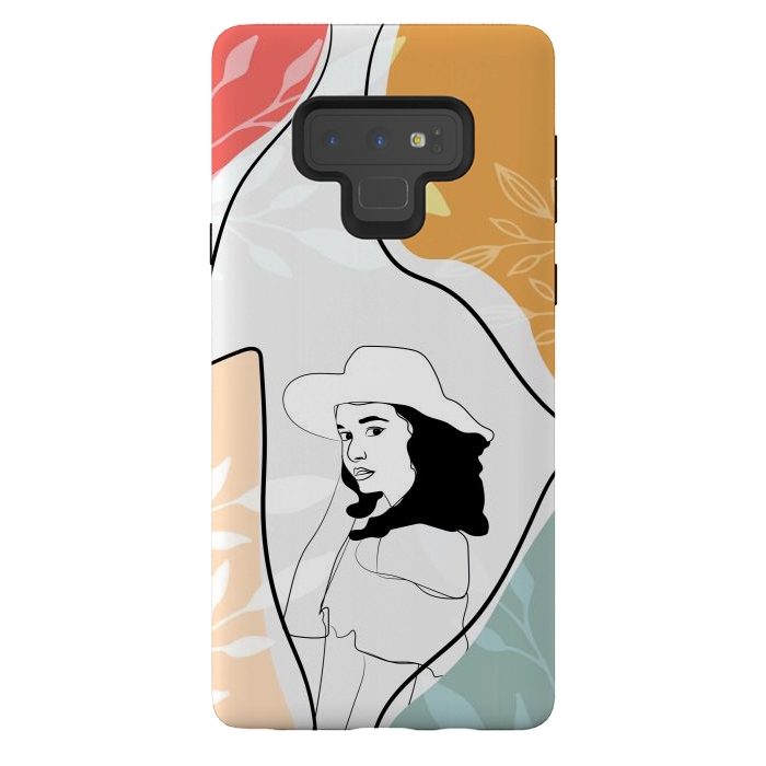 Galaxy Note 9 StrongFit Beauty Queen by Creativeaxle
