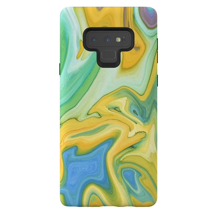 Galaxy Note 9 StrongFit Summer Abstract by Creativeaxle