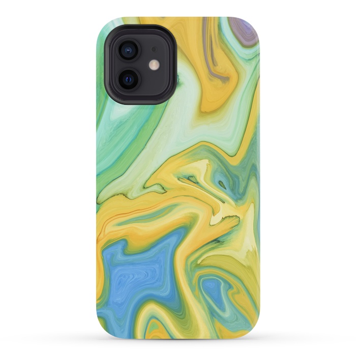 iPhone 12 mini StrongFit Summer Abstract by Creativeaxle