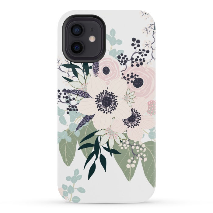 iPhone 12 mini StrongFit Spring Bouquet by Lena Terzi by Elena Terzi