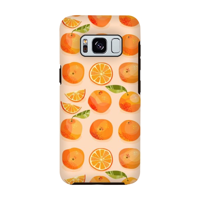 Galaxy S8 StrongFit Oranges by Nic Squirrell