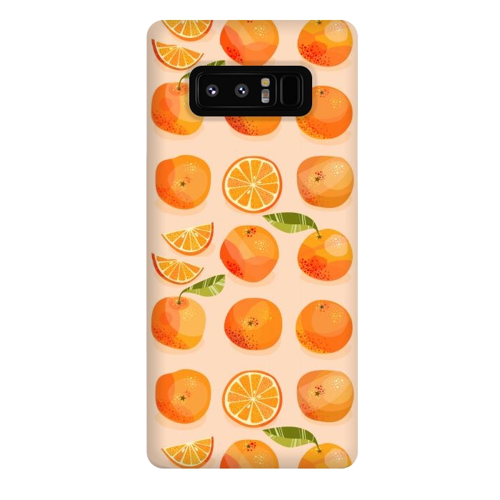 Galaxy Note 8 StrongFit Oranges by Nic Squirrell