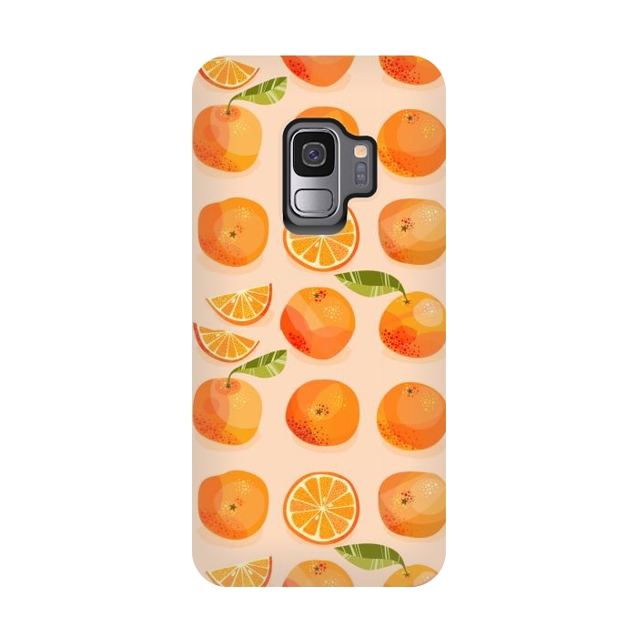 Galaxy S9 StrongFit Oranges by Nic Squirrell