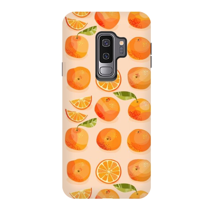 Galaxy S9 plus StrongFit Oranges by Nic Squirrell