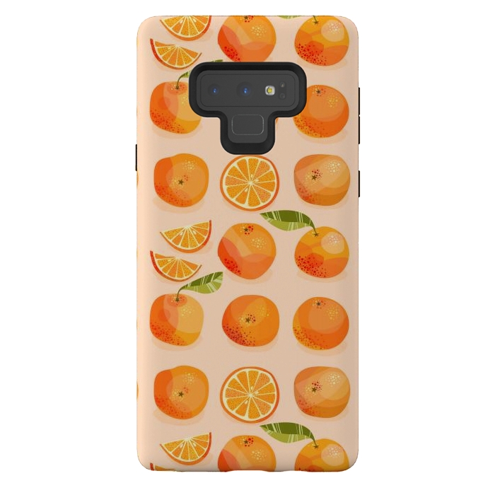 Galaxy Note 9 StrongFit Oranges by Nic Squirrell