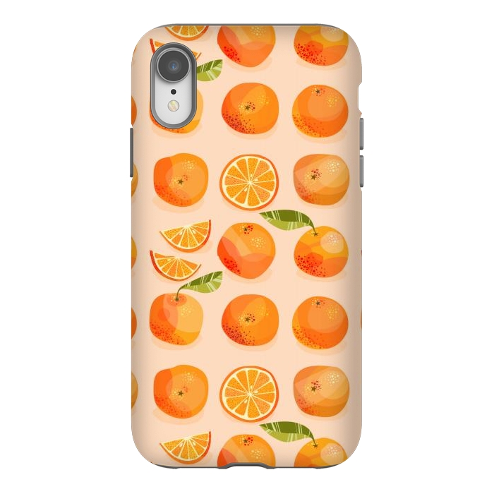 iPhone Xr StrongFit Oranges by Nic Squirrell