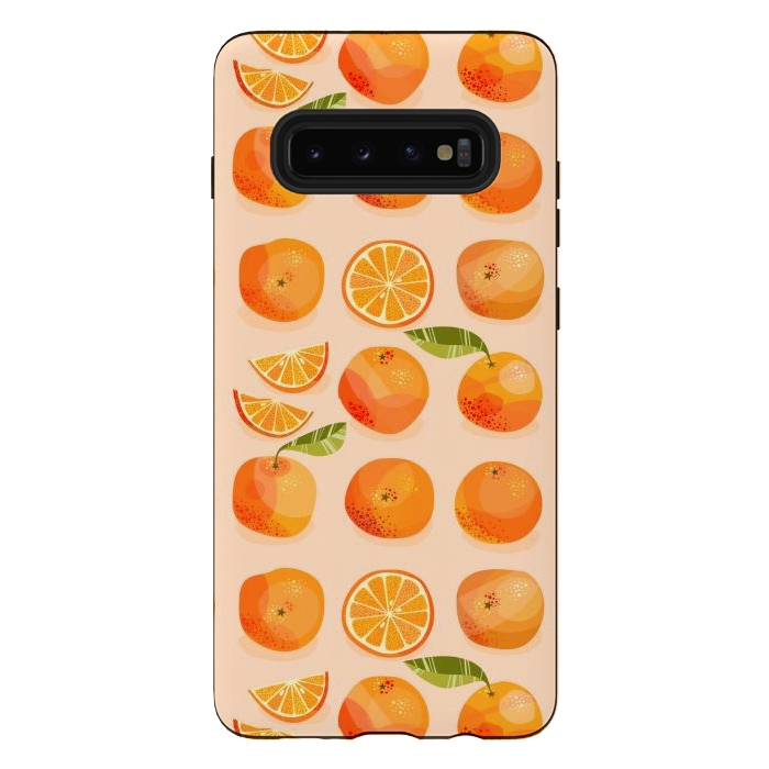 Galaxy S10 plus StrongFit Oranges by Nic Squirrell