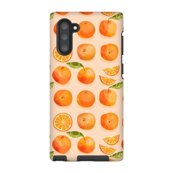 Galaxy Note 10 StrongFit Oranges by Nic Squirrell