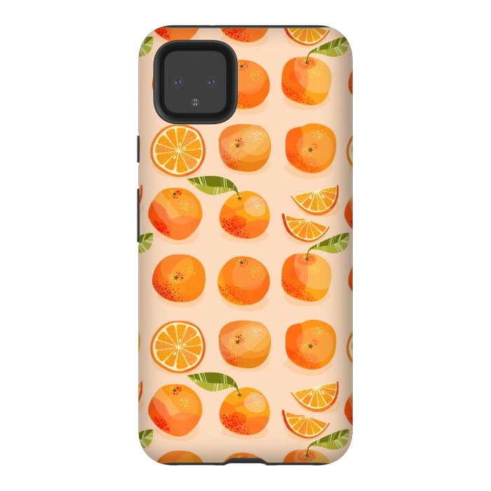 Pixel 4XL StrongFit Oranges by Nic Squirrell