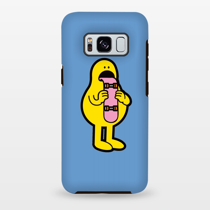 Galaxy S8 plus StrongFit Tongueskate-man by Winston