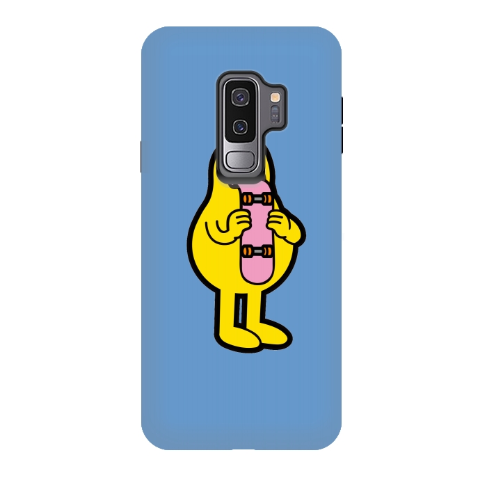 Galaxy S9 plus StrongFit Tongueskate-man by Winston