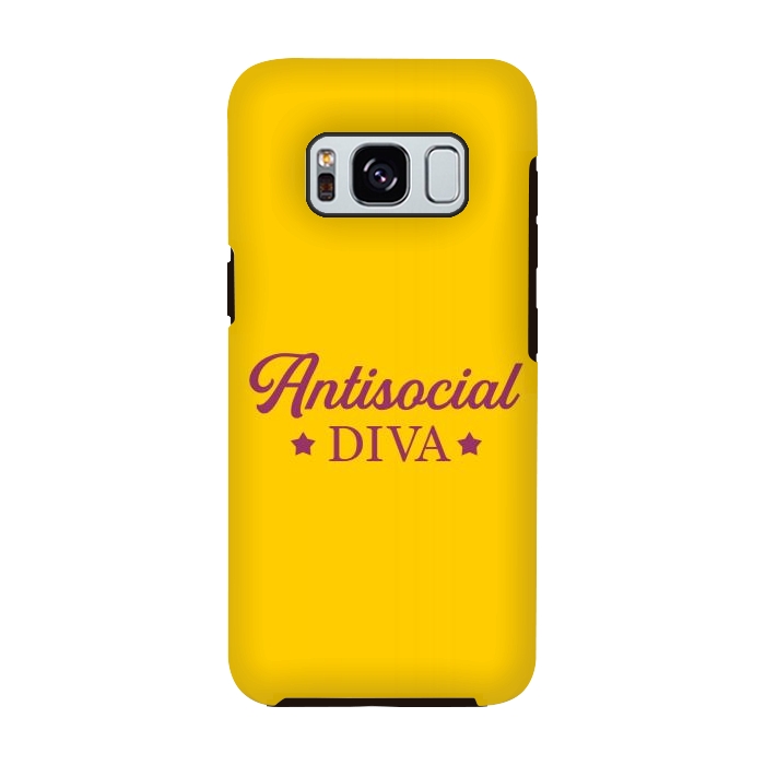Galaxy S8 StrongFit Antisocial diva by Dhruv Narelia