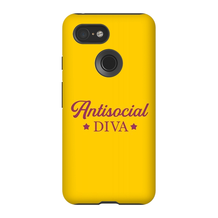Pixel 3 StrongFit Antisocial diva by Dhruv Narelia