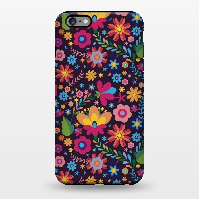 iPhone 6/6s plus StrongFit Pink and Yellow Flower Party by ArtsCase
