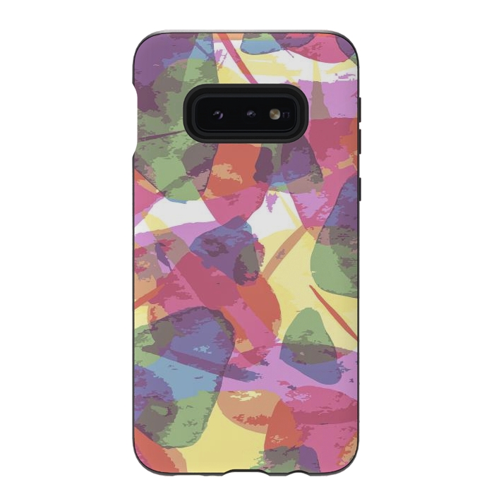 Galaxy S10e StrongFit Shades of Abstract by Creativeaxle